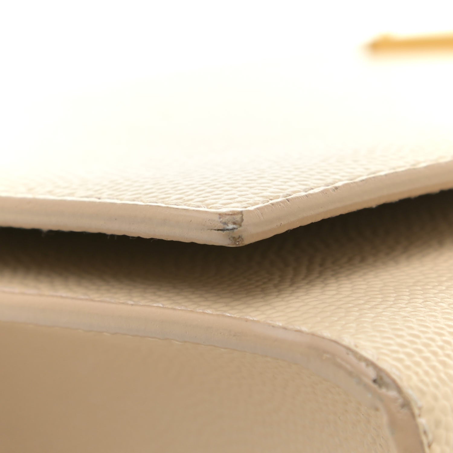 Saint Laurent Grain De Poudre Medium Monogram Kate Satchel Nude Powder 11 of 13