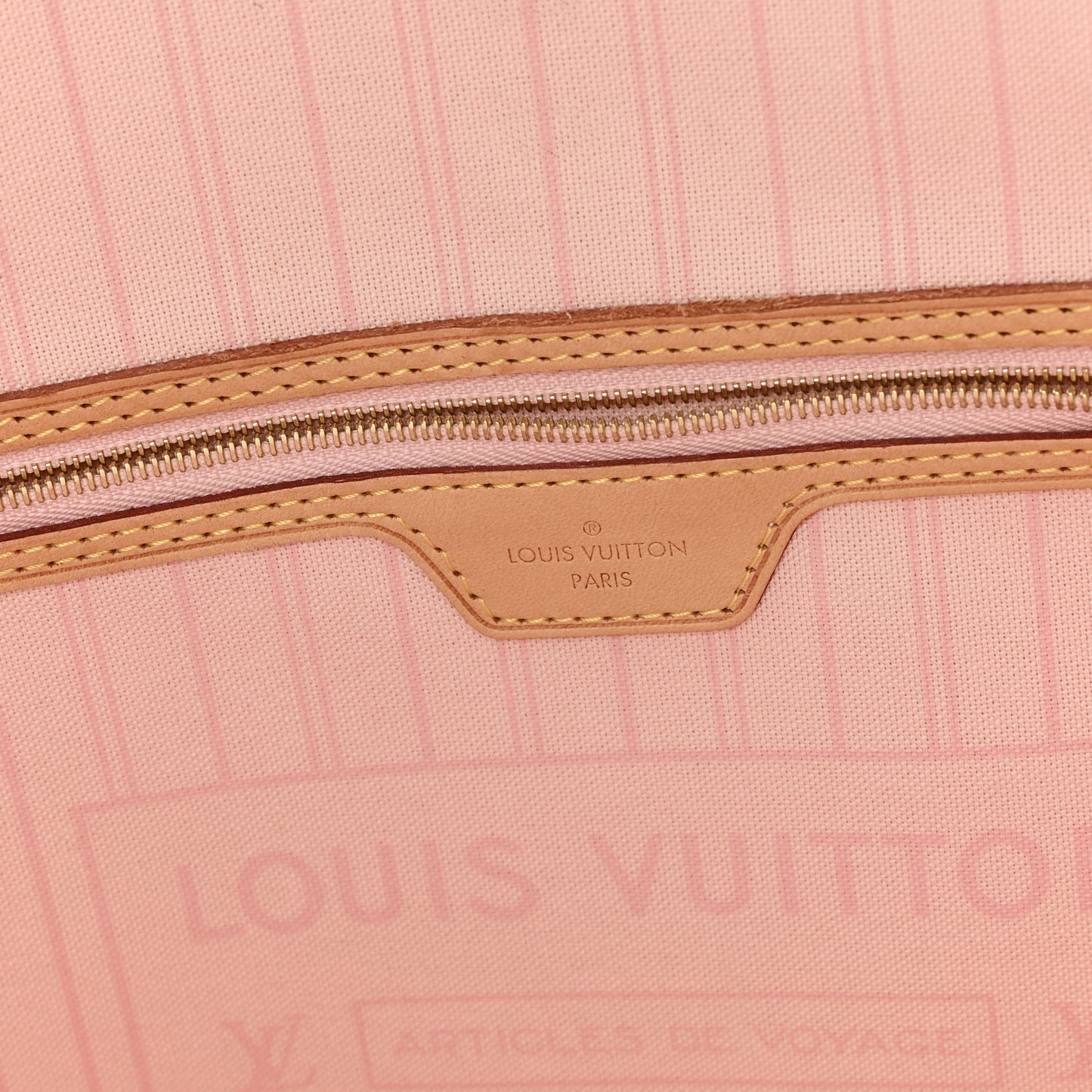 Damier Azur Neo Neverfull MM Rose Ballerine