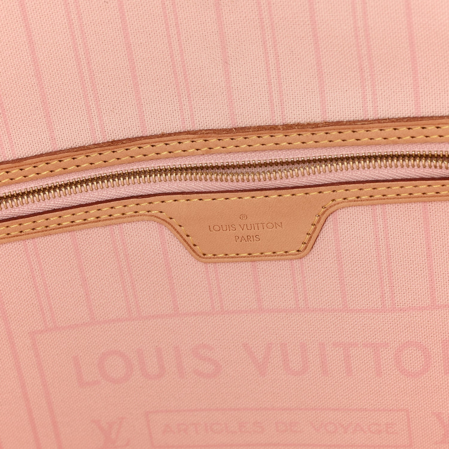 Louis Vuitton Damier Azur Neo Neverfull MM Rose Ballerine 7 of 13