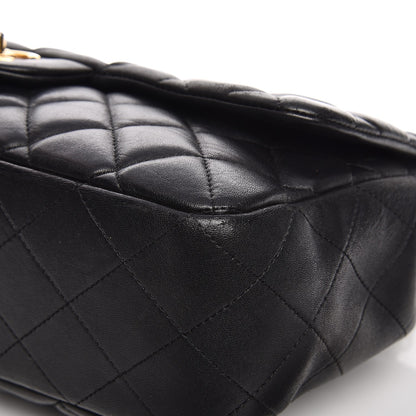 Chanel Lambskin Quilted Jumbo Single Flap Black 14 of 15