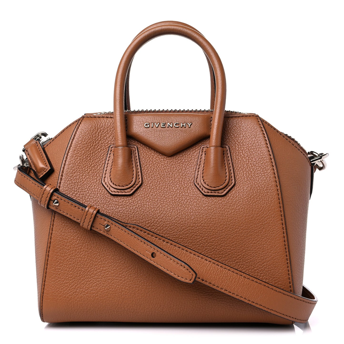 Sugar Goatskin Mini Antigona Caramel