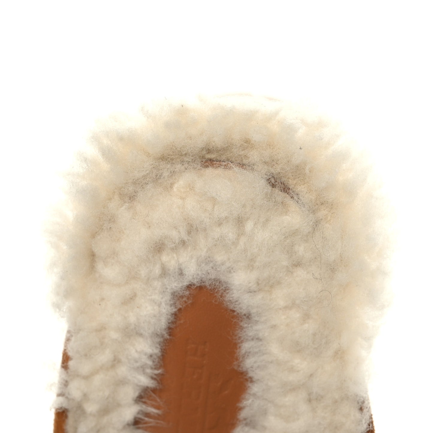 Suede Goatskin Woolskin Flore 60 Mules 39 Brun Amourette Ecru