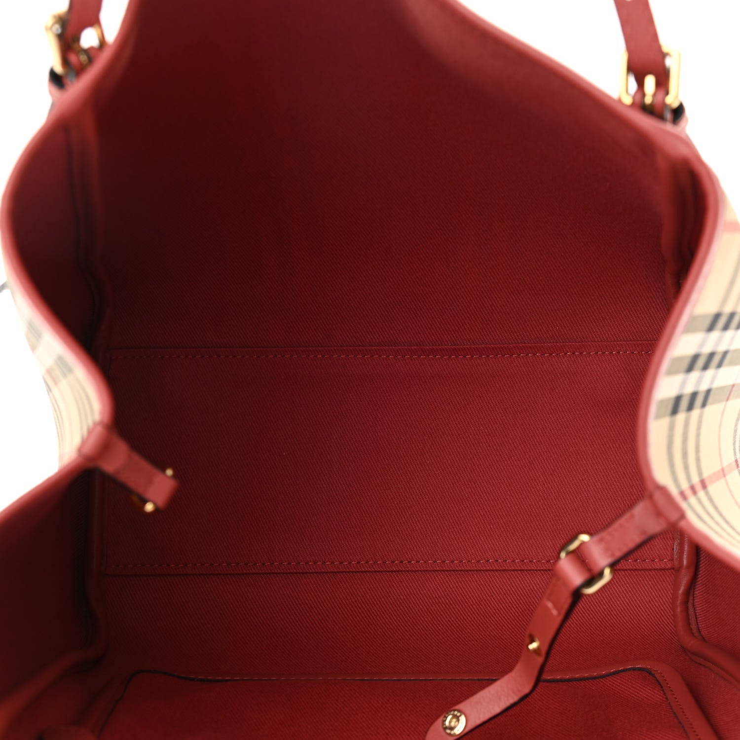 Burberry Horseferry Check Small Canterbury Tote Antique Rose 5 of 9