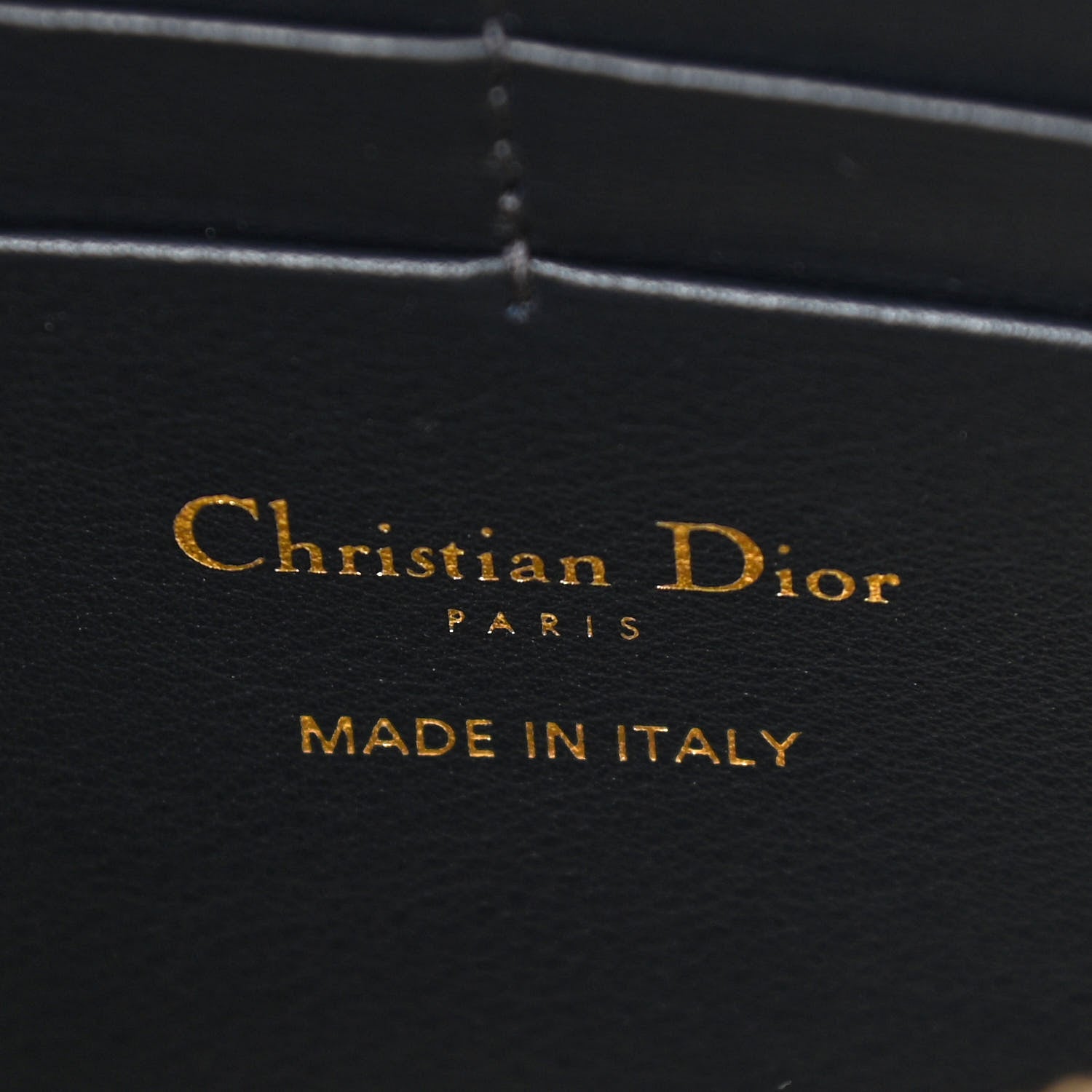 Christian Dior Oblique Saddle Chain Pouch Blue 6 of 9