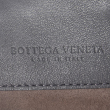 Bottega Veneta Nappa Intrecciato Dahlia Clutch Crossbody Light Grey 6 of 13