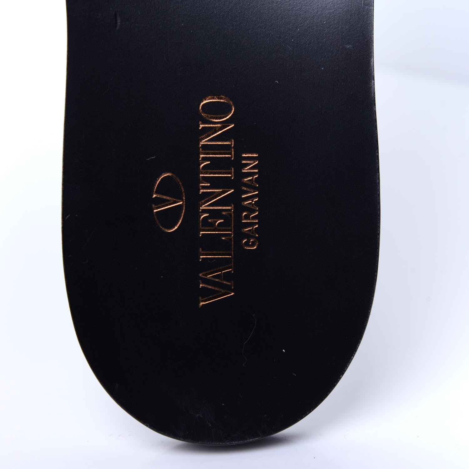 Valentino Garavani PVC Transparent Vlogo Flat Slide Sandals 35 Black 10 of 13