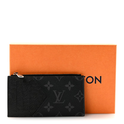 Louis Vuitton Taigarama Coin Card Holder Black 7 of 7