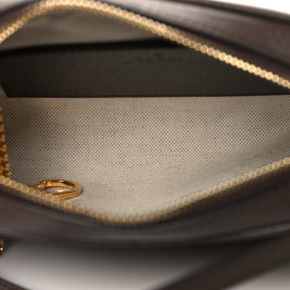 Gucci Denim Monogram Textured Dollar Calfskin Super Mini Ophidia Shoulder Bag Beige Ebony New Acero 5 of 10
