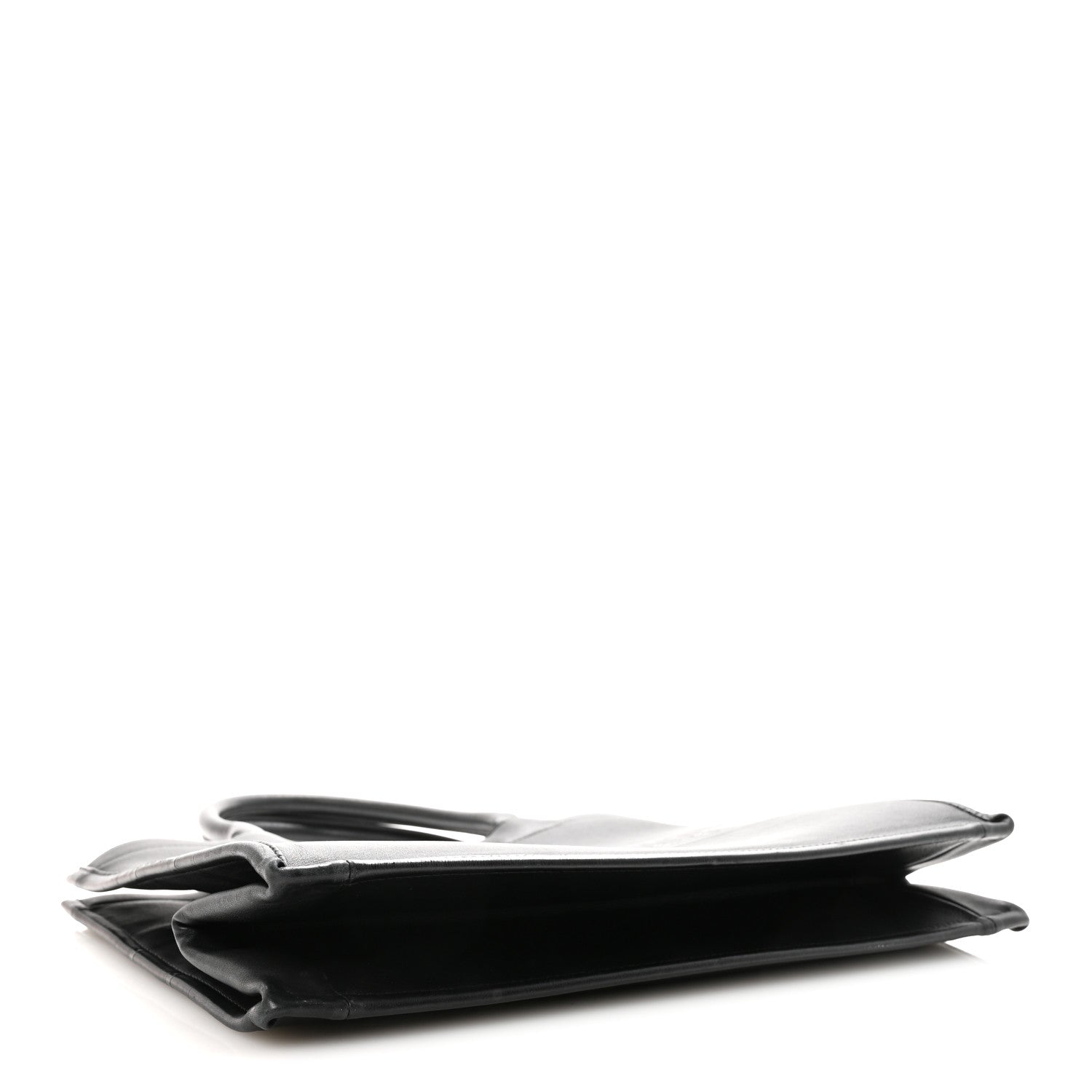 Christian Dior Calfskin Embossed Medium Book Tote Black 4 of 10