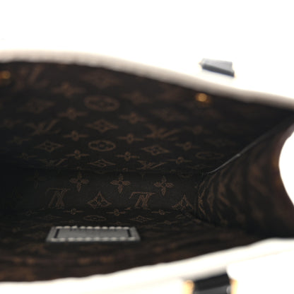Louis Vuitton X FORNASETTI Calfskin Architettura Petit Sac Plat Black White 5 of 10