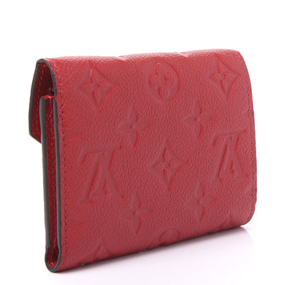 Louis Vuitton Empreinte Victorine Wallet Scarlet 2 of 10