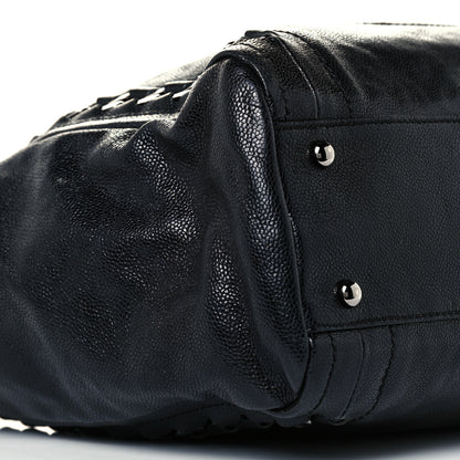 Chanel Glazed Calfskin Modern Chain Tote Black 9 of 10