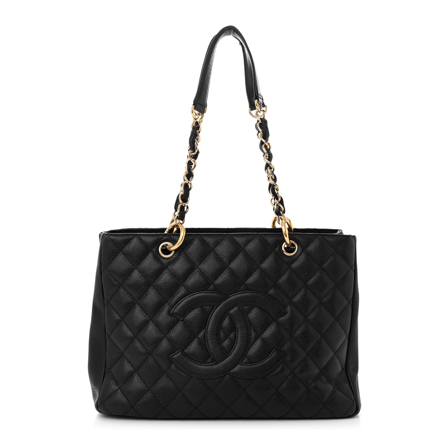 Chanel Caviar Quilted Grand Shopping Tote GST Black 1 of 14