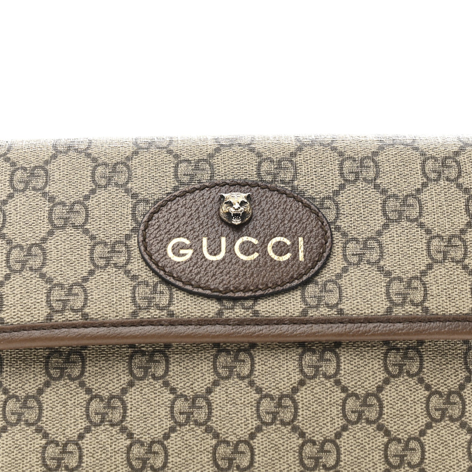 Gucci GG Supreme Monogram Neo Vintage Web Belt Bag Brown 8 of 10
