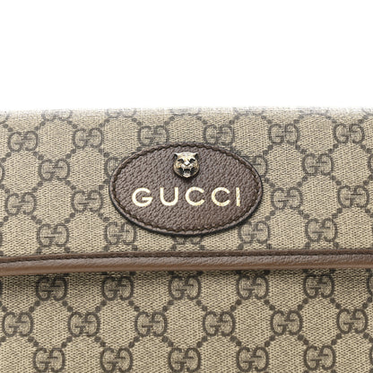 Gucci GG Supreme Monogram Neo Vintage Web Belt Bag Brown 8 of 10