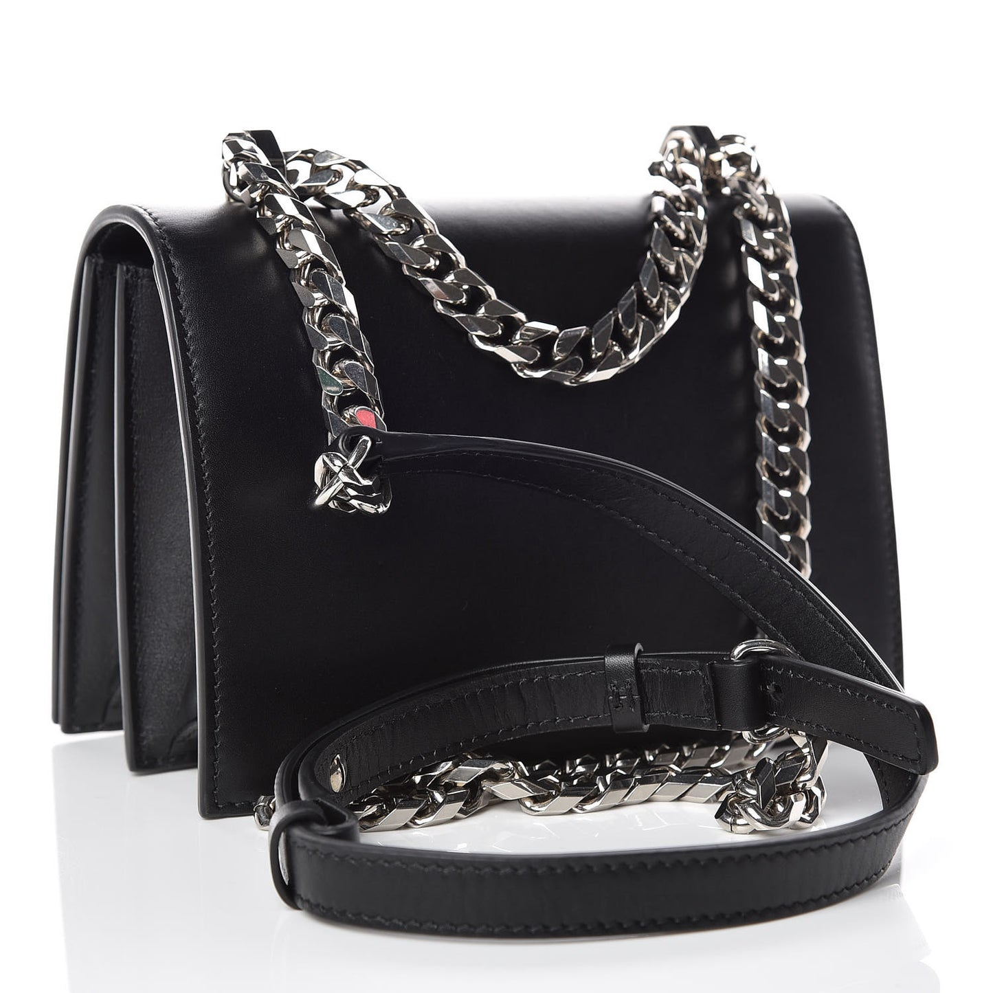 Calfskin Knuckle Crossbody Black