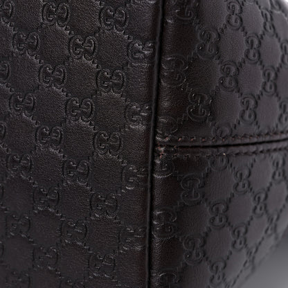 Gucci Guccissima Medium Bree Foldover Tote Chocolate 13 of 22