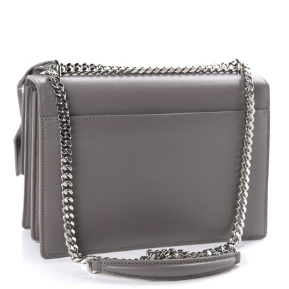 Saint Laurent Calfskin Medium Monogram Sunset Fog 4 of 18