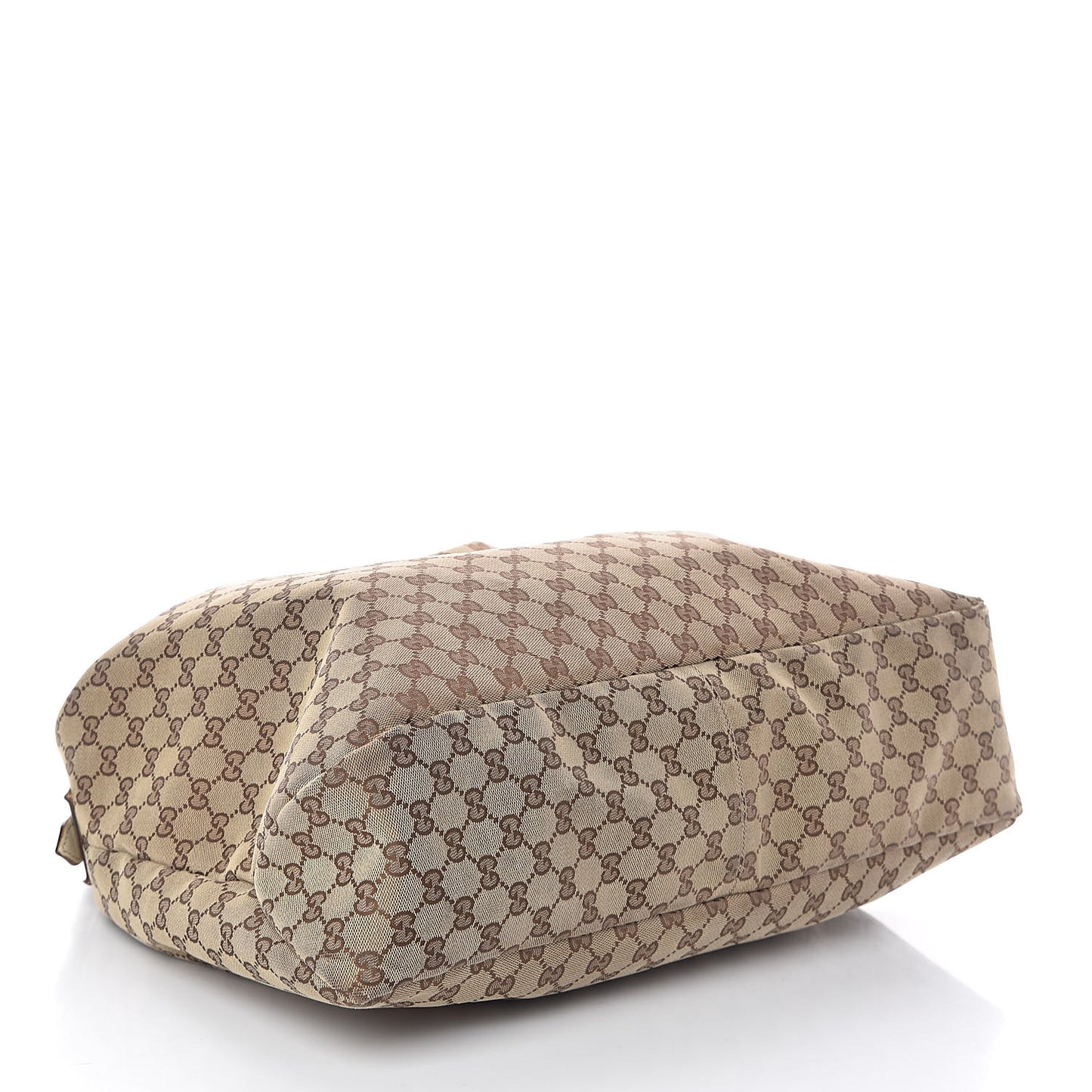 Monogram Large Horsebit Chain Hobo Off White