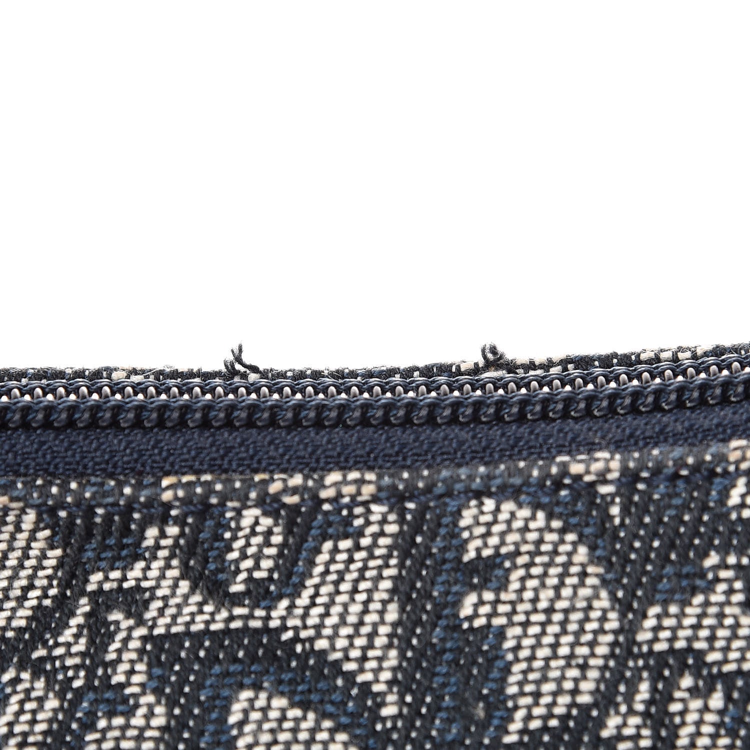 Christian Dior Monogram Shoulder Bag Pochette Blue 8 of 10