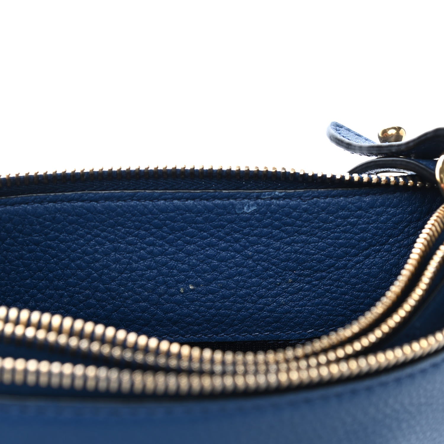 Prada Vitello Phenix Double Zip Crossbody Bag Baltico 9 of 13