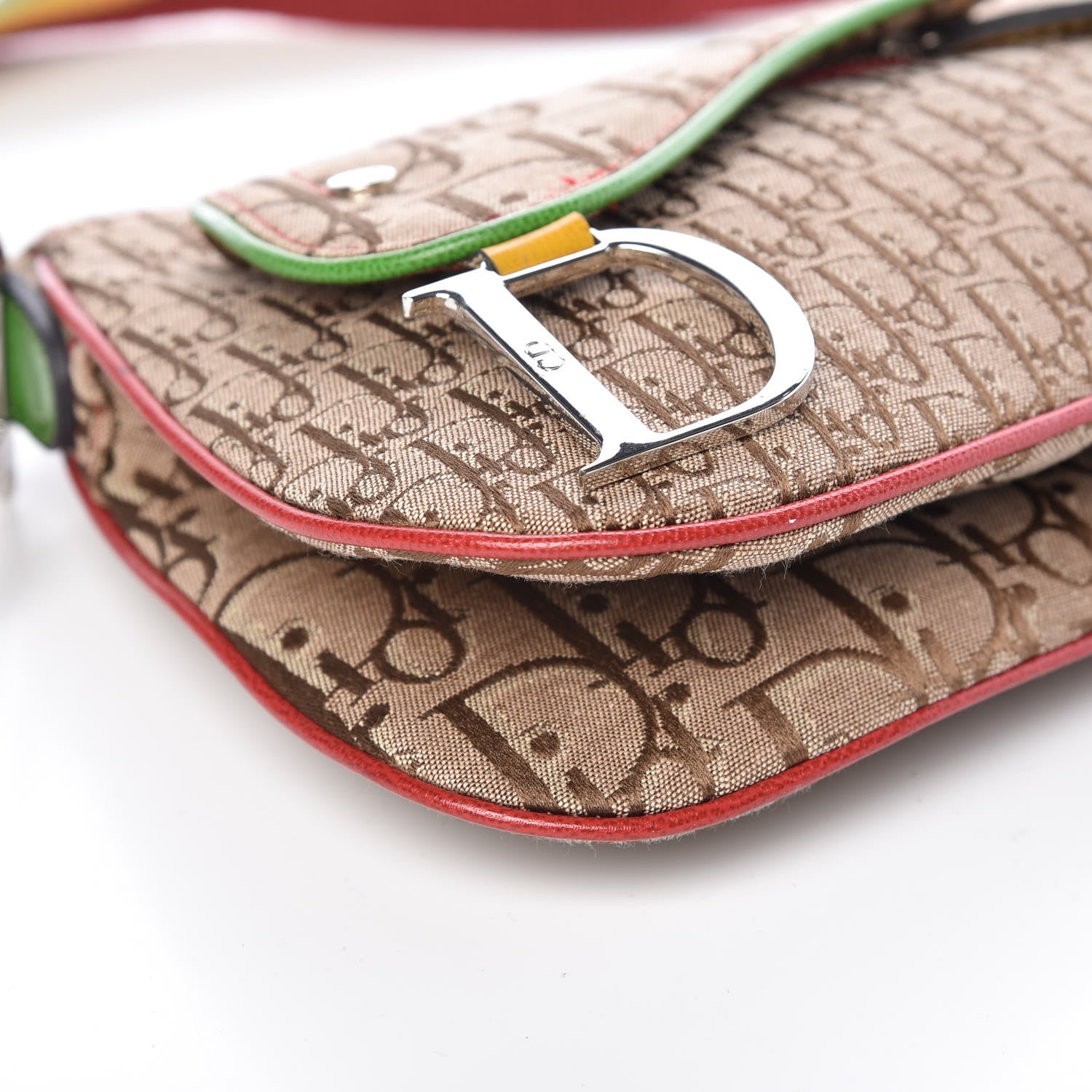 Christian Dior Monogram Rasta Double Saddle Beige 11 of 12