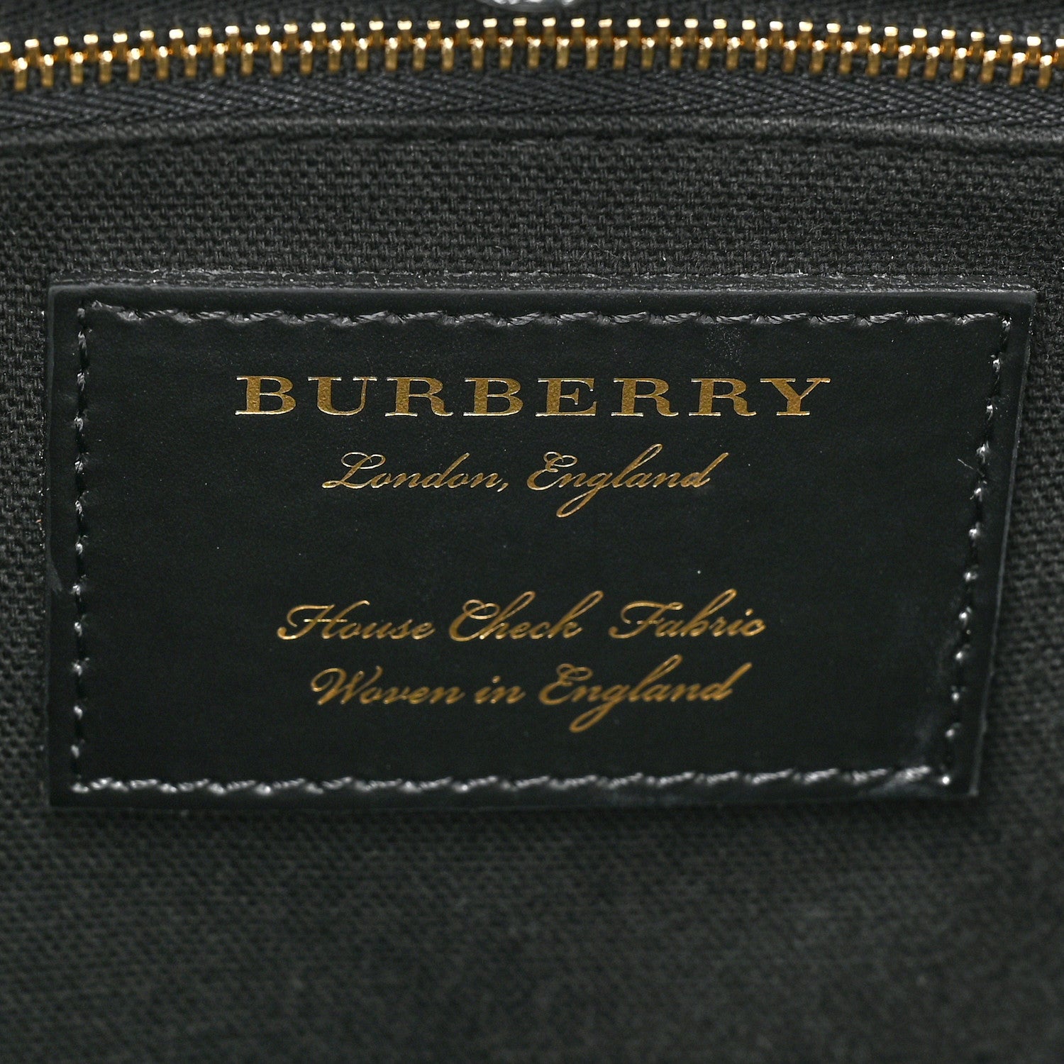 Burberry Metallic Grainy Calfskin House Check Medium Banner Tote Silver 8 of 14