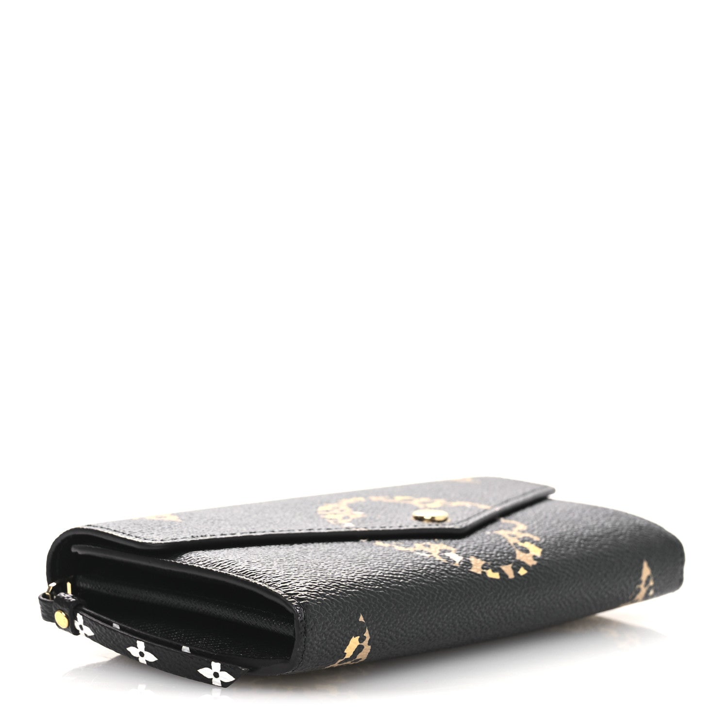 Louis Vuitton Monogram Giant Jungle Sarah Wallet Black 4 of 9