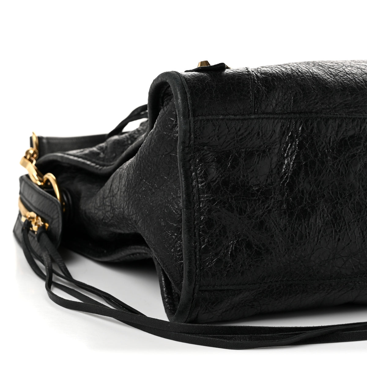 Agneau Classic Gold Hardware City Black