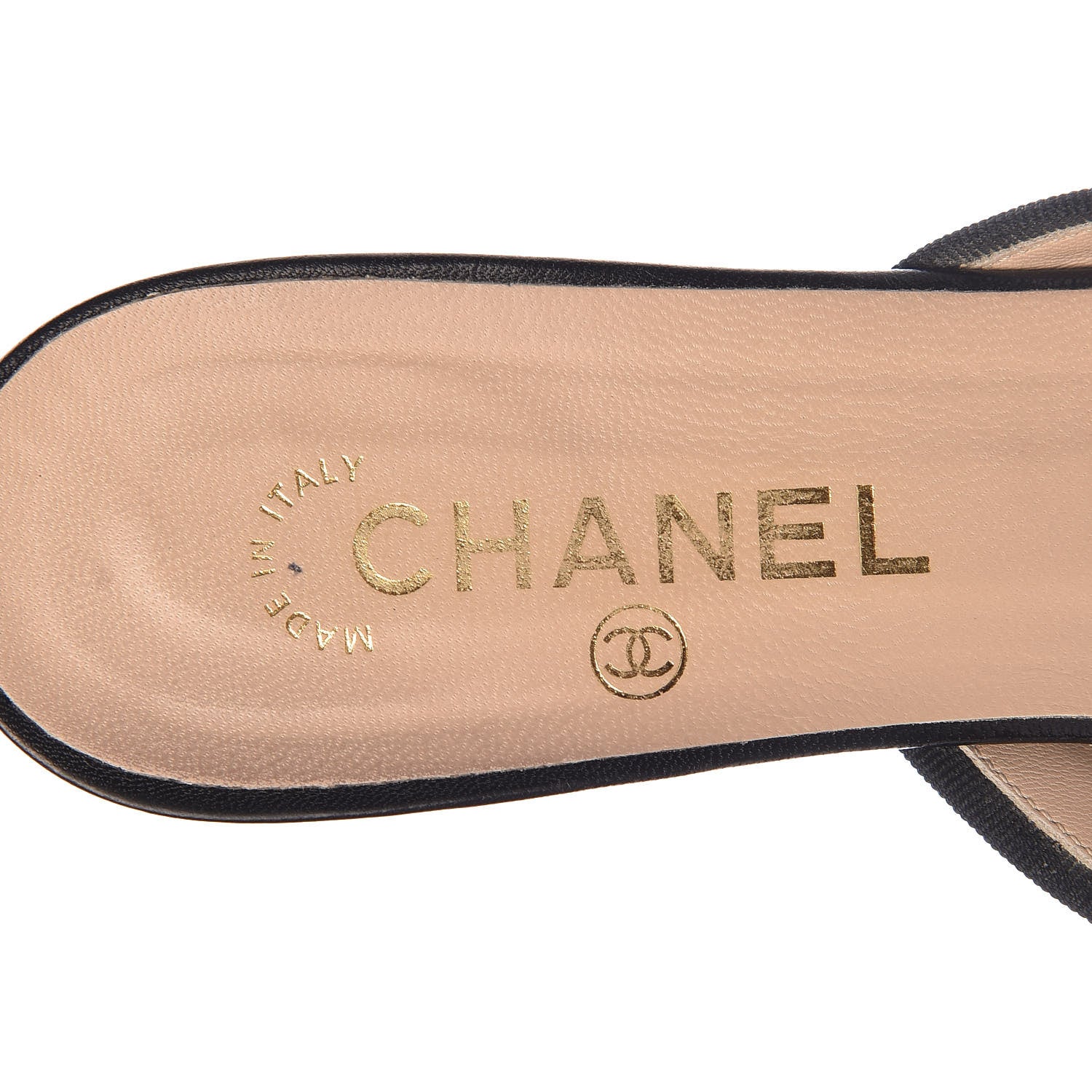 Chanel Patent Lambskin Cap Toe CC Mules 41 Black 8 of 12