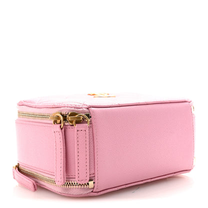 Chanel Caviar Quilted Pick Me Up Mini Vanity Case Pink 4 of 10