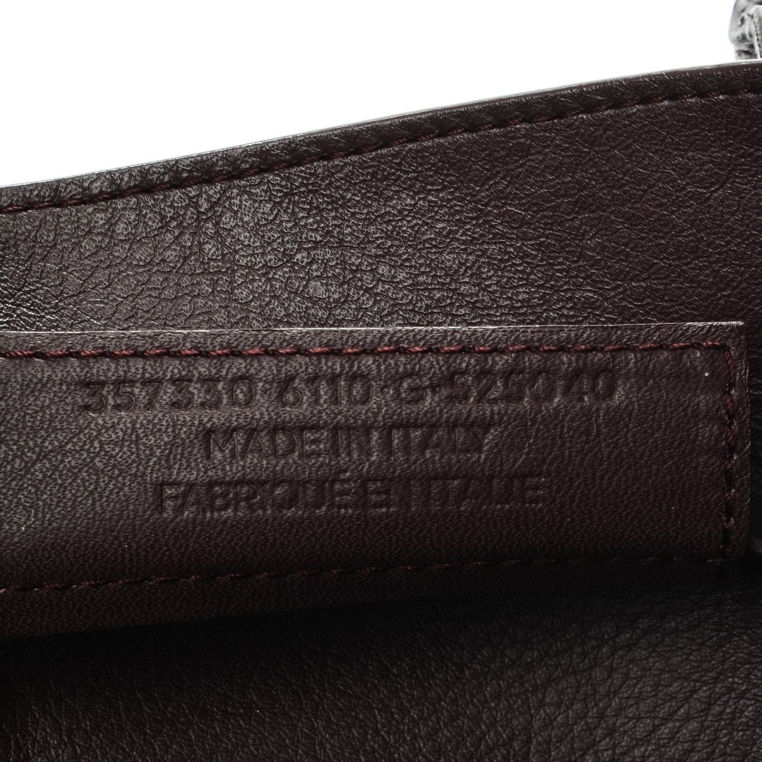 Balenciaga Veau Papier A5 Zip Around Tote Aubergine 8 of 8