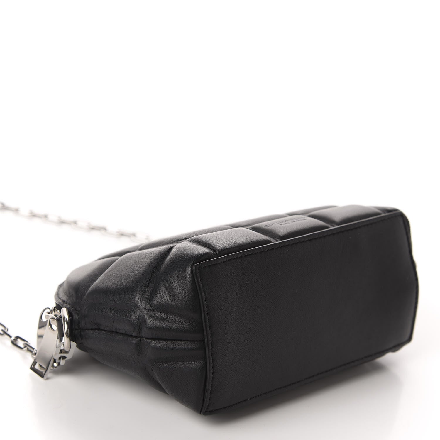 Bottega Veneta Padded Nappa Mini Half Moon Bag Black 4 of 9