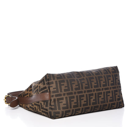 Fendi Zucca Vitello Artic Small Hobo Tobacco Castagna 4 of 9