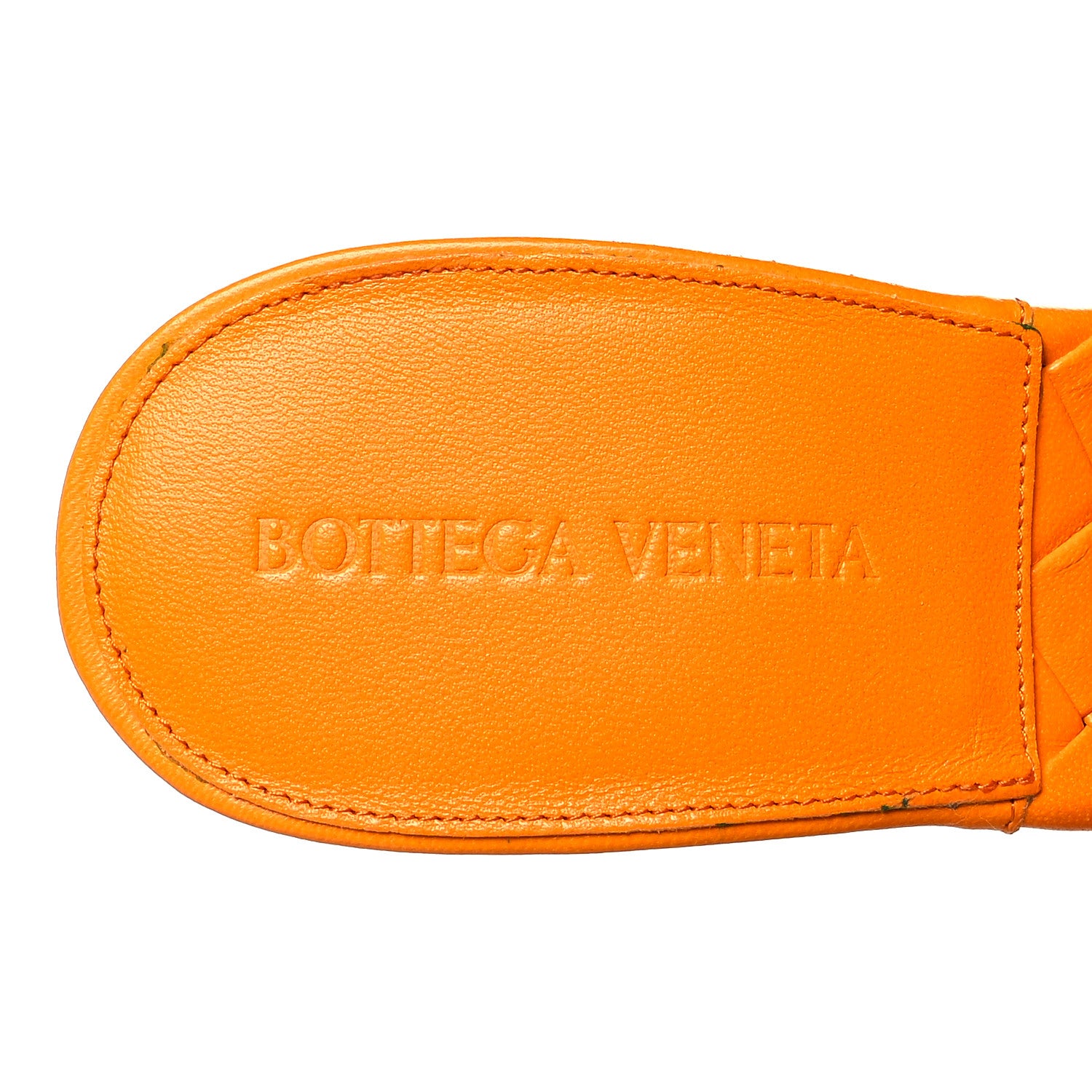 Bottega Veneta Nappa Maxi Intrecciato Lido Mule Sandals 40 Tangerine 7 of 8