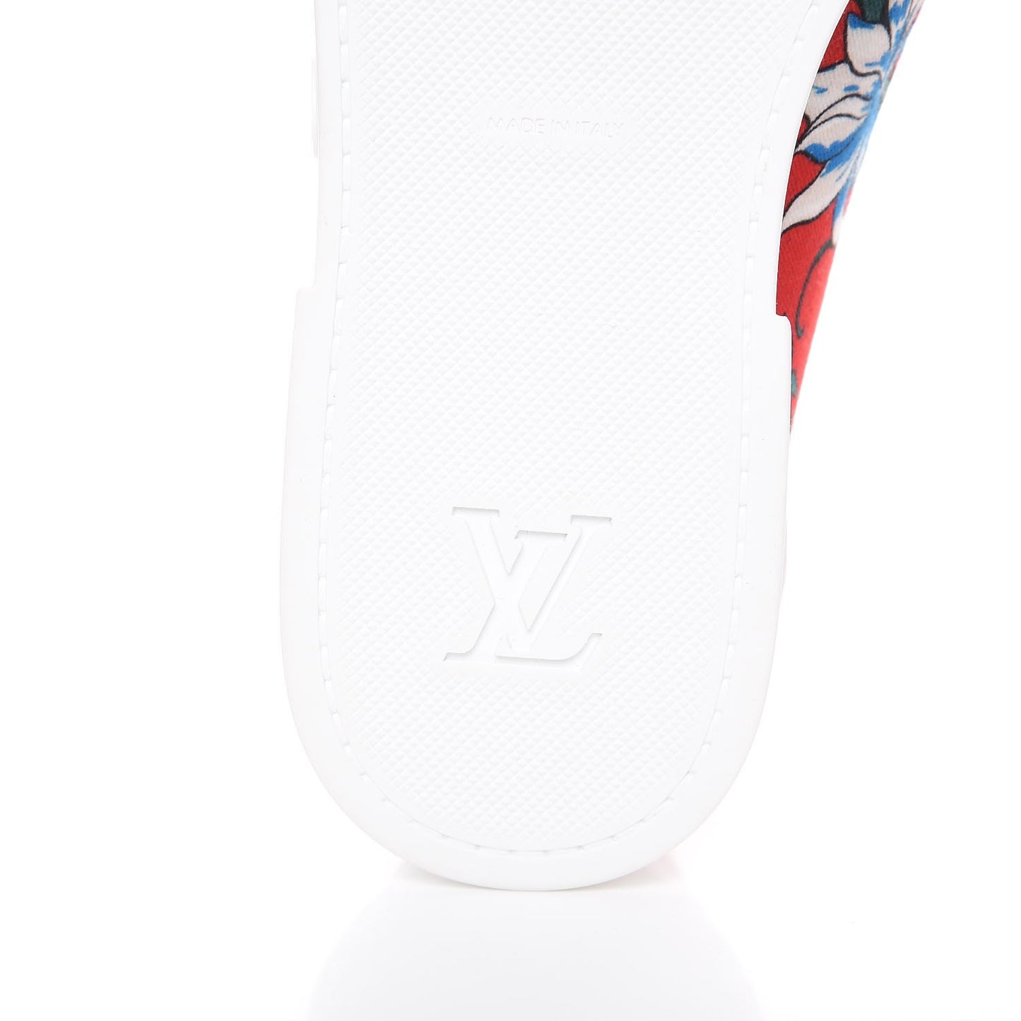 Canvas Printed Match-Up Slip On Sneakers 6.5 Red