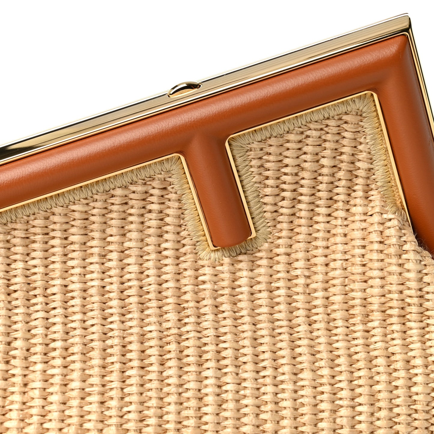 Paglia Chicco Diriso Nappa Small Fendi First Alchemy Brandy