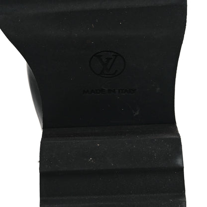 Louis Vuitton Calfskin Monogram Beaubourg Ankle Boots 40.5 Black 7 of 10