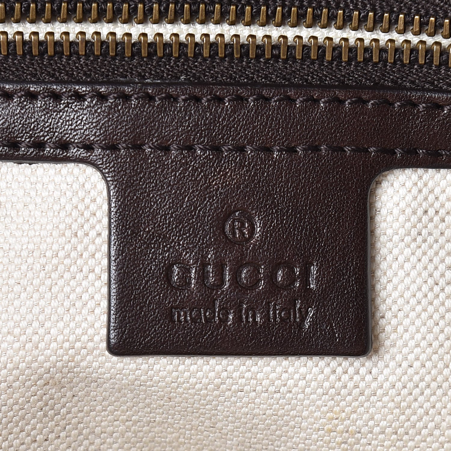 Gucci Monogram Medium GG Running Tote Dark Brown 6 of 11