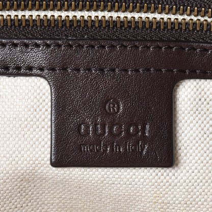 Gucci Monogram Medium GG Running Tote Dark Brown 6 of 11