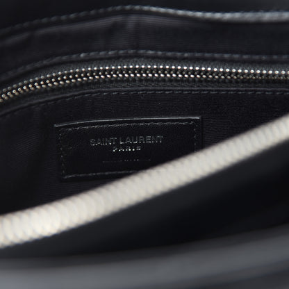 Saint Laurent Calfskin Y Quilted Monogram Medium Loulou Chain Satchel Black 8 of 11
