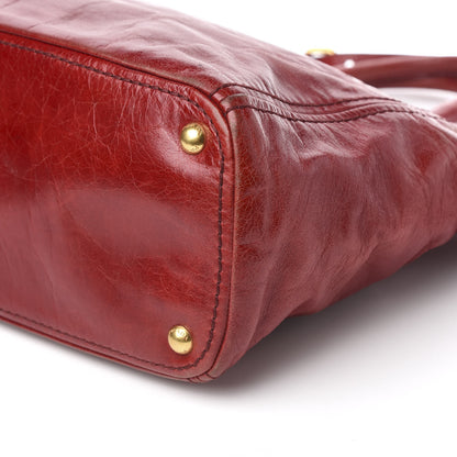 Prada Vitello Shine Tote Rubino 10 of 11