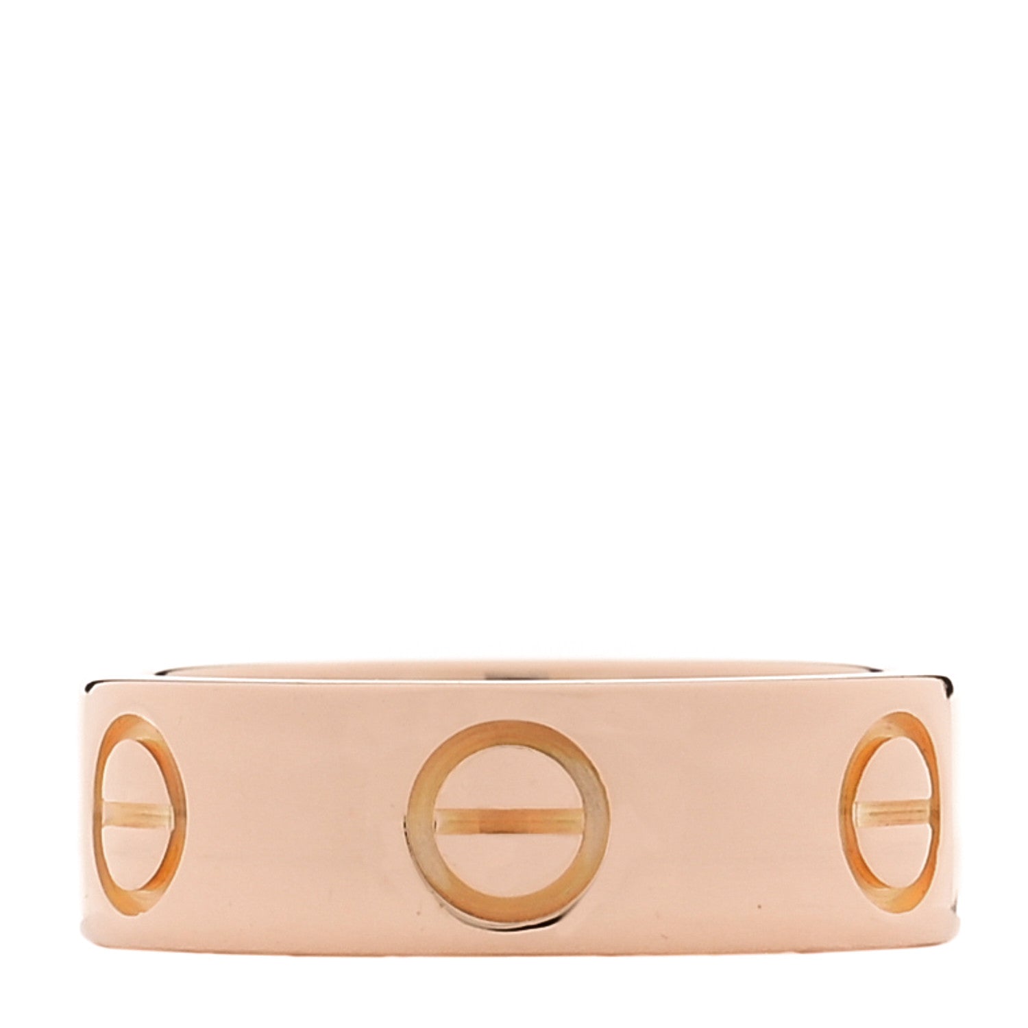 Cartier 18K Pink Gold 5.5mm LOVE Ring 46 3.75 1 of 4