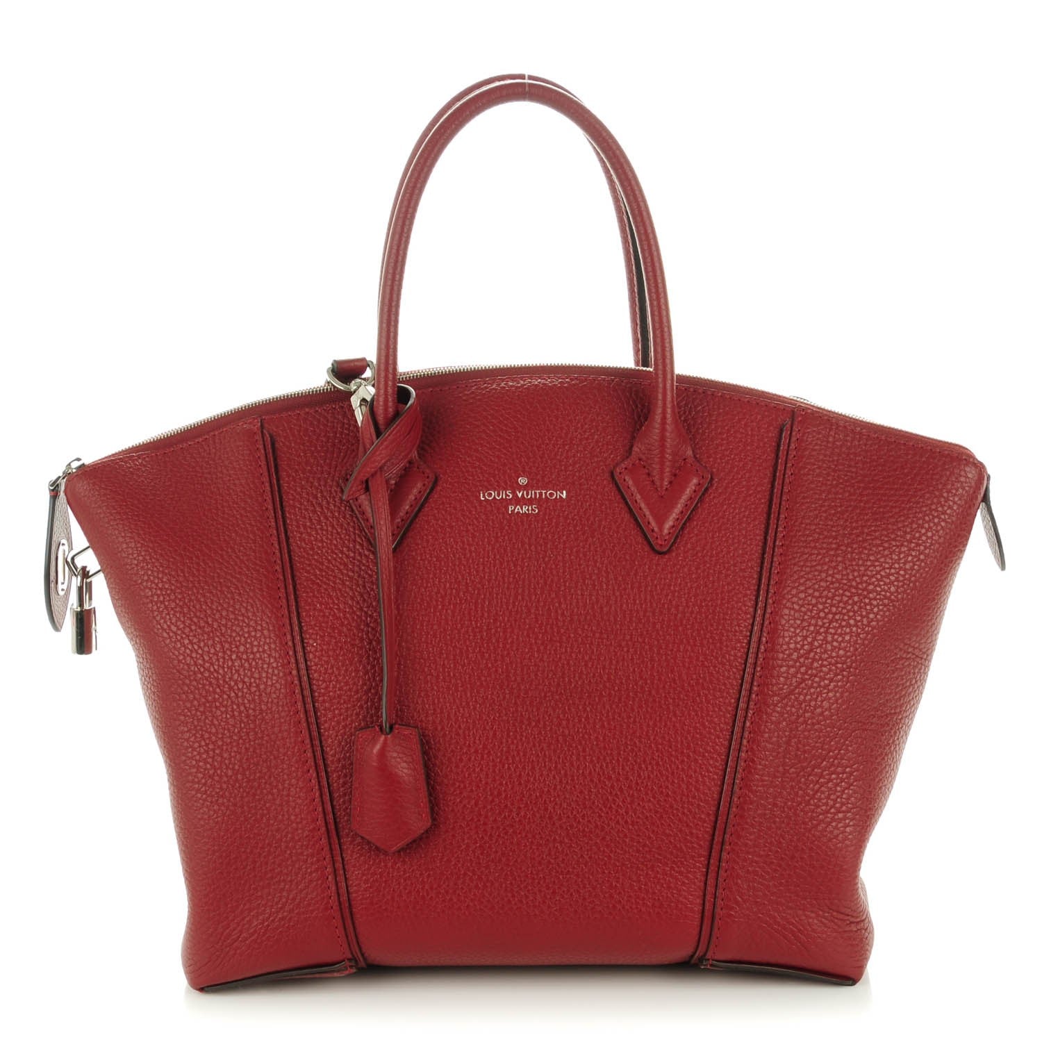 Louis Vuitton Cuir Taurillon Soft Lockit PM Griotte 1 of 7