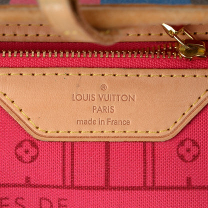 Louis Vuitton Monogram My LV Heritage Neverfull GM Fuchsia Blue Clair 6 of 7
