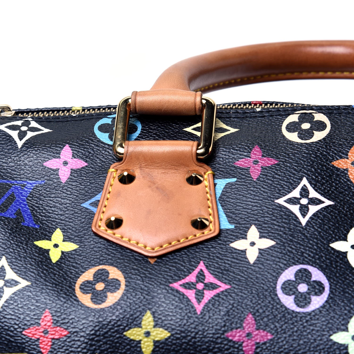 Louis Vuitton Monogram Multicolor Speedy 30 Black 6 of 7