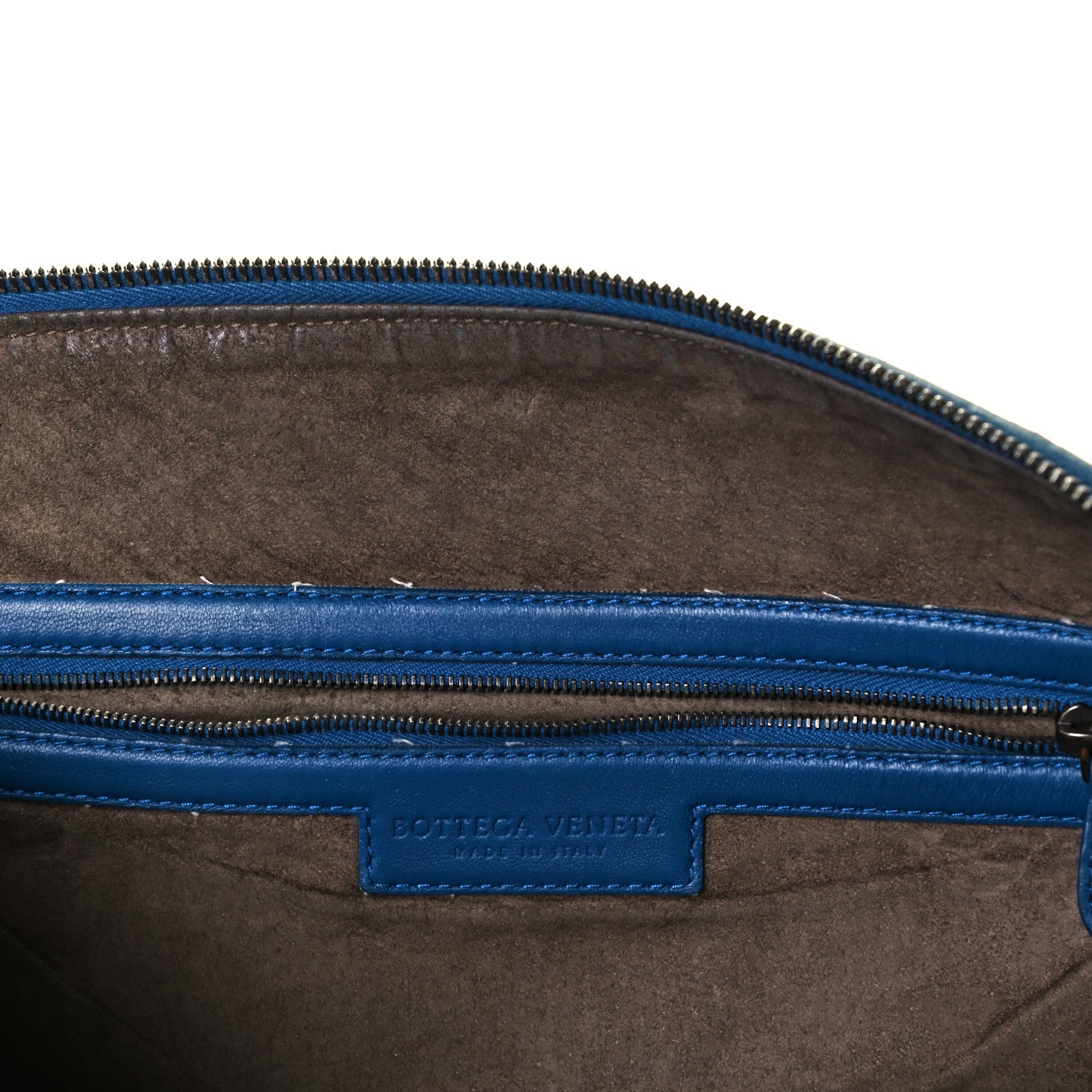 Bottega Veneta Nappa Intrecciato Nodini Crossbody Messenger Blue 11 of 11