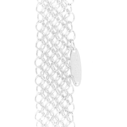 Tiffany Sterling Silver Elsa Peretti Mesh Bib Necklace 5 of 5