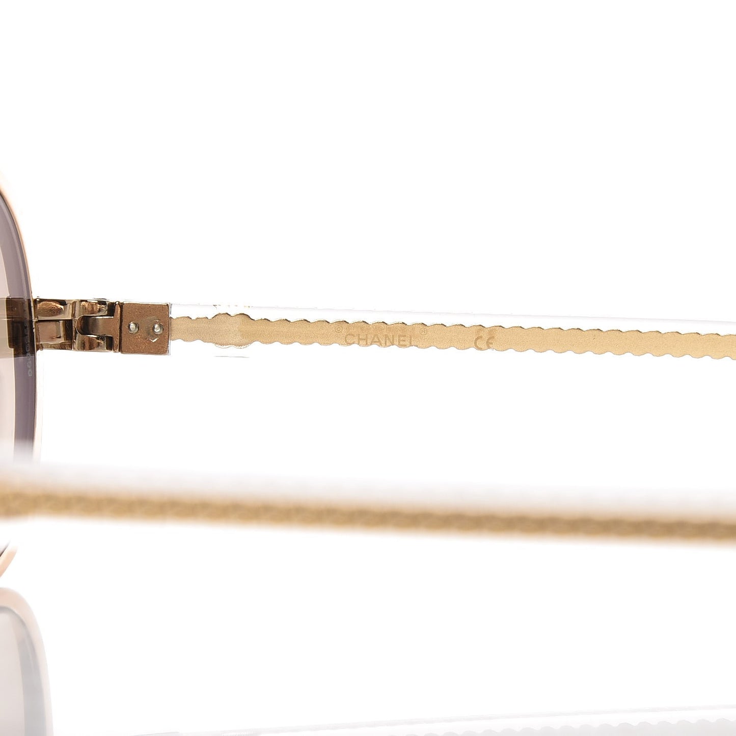 Signature Oval Sunglasses L7602 Gold