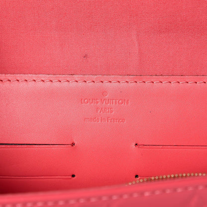 Louis Vuitton Vernis Ana Clutch Rose Litchi 6 of 6